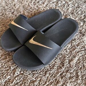 Kids Nike slides, size 2